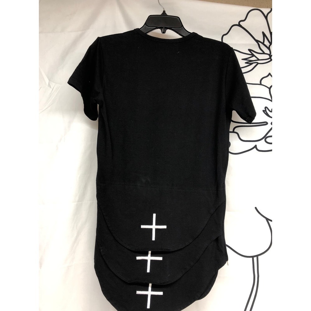 Homme + Femme Black Tee Shirt Size Small - Picture 2 of 6